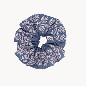 Coffee Bean Motif Scrunchie