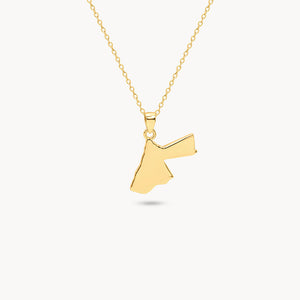 Jordan Map Necklace