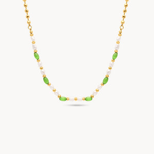 Green Pearl Necklace