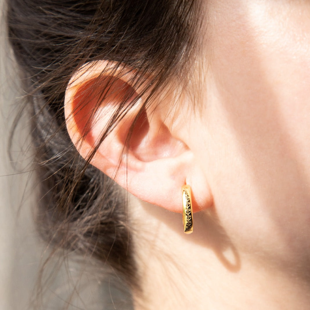 Tatreez Hoop Earrings