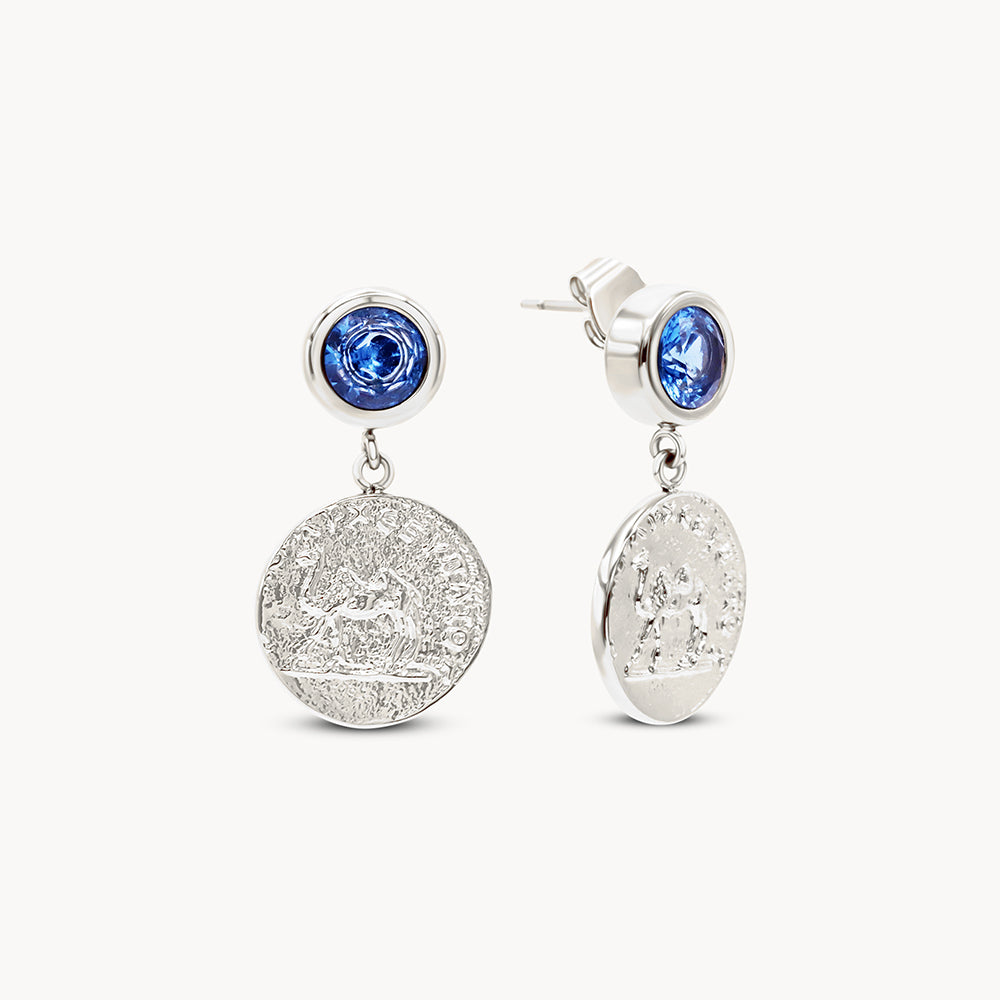 Bactrian Coin Earrings