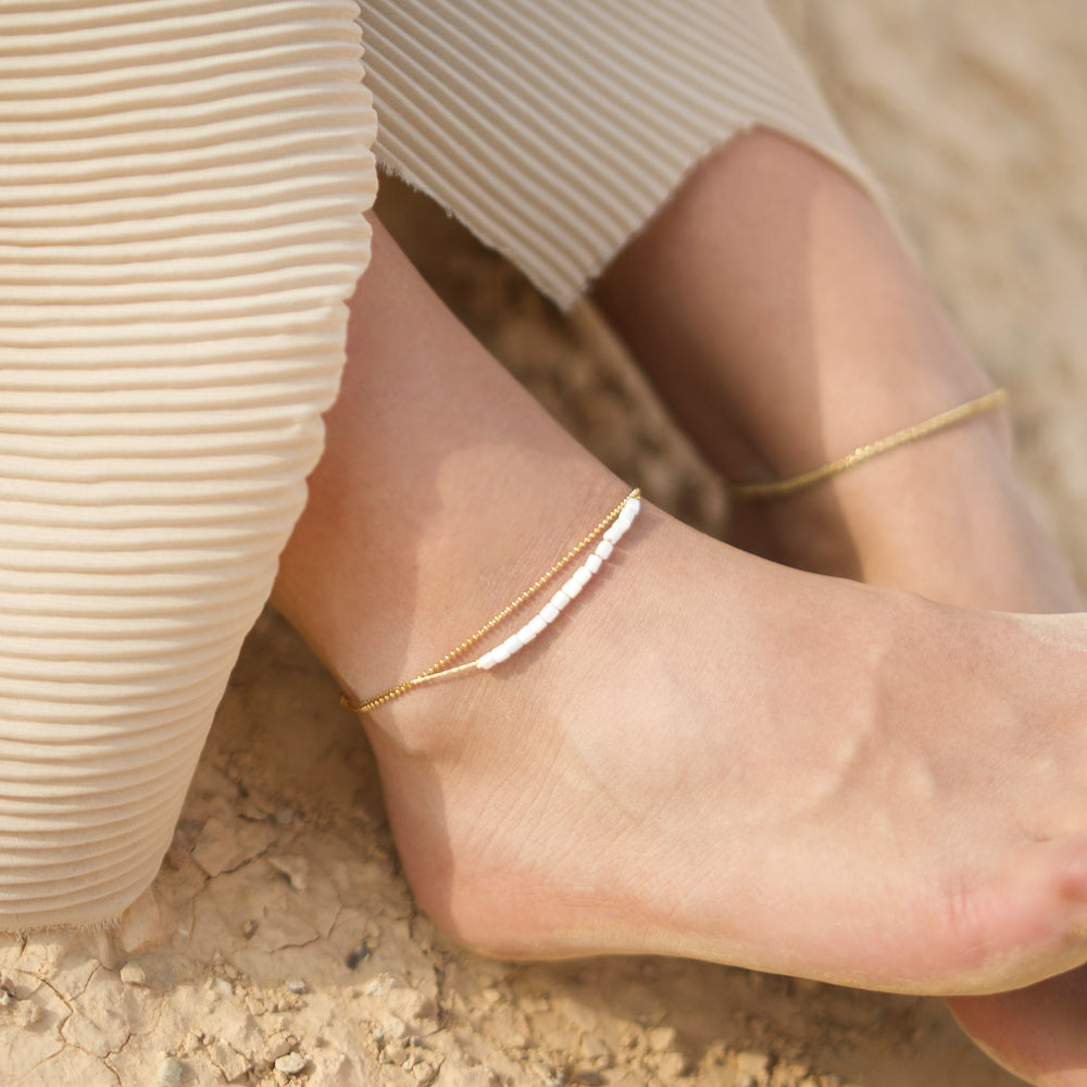 Desert Quartz Anklet