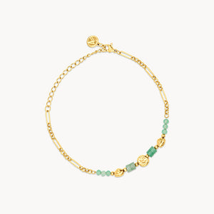 Green Beaded Bracelet