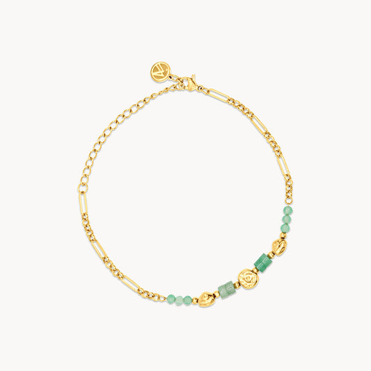 Green Beaded Bracelet