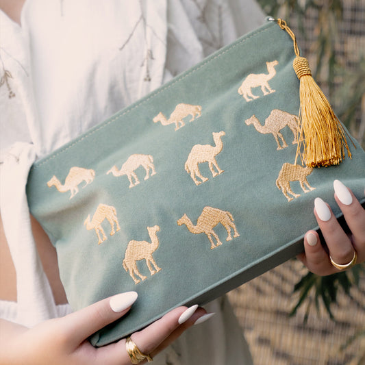 Green Camel Pouch