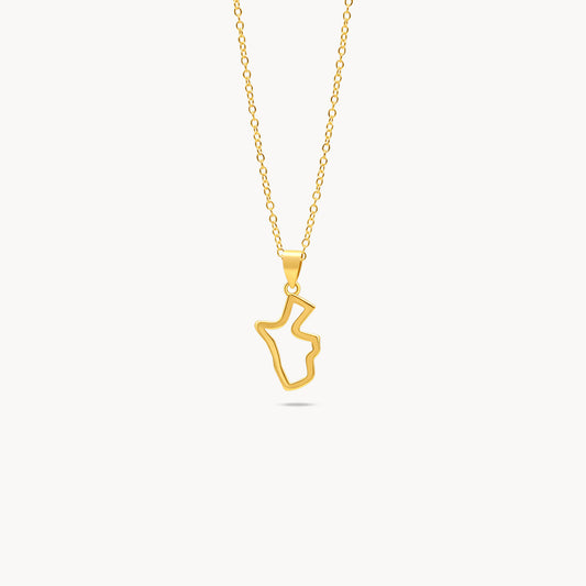 Map of Jordan Necklace