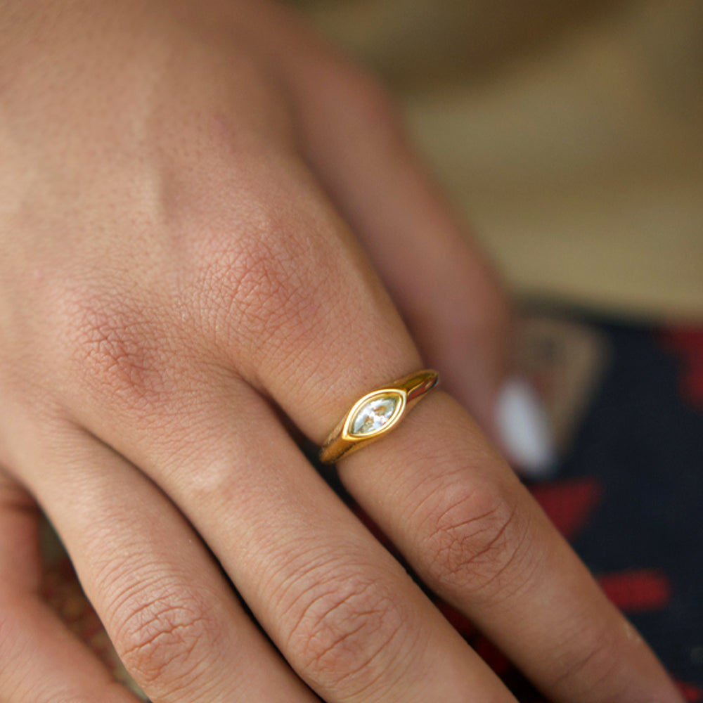 Marquise Gem Ring