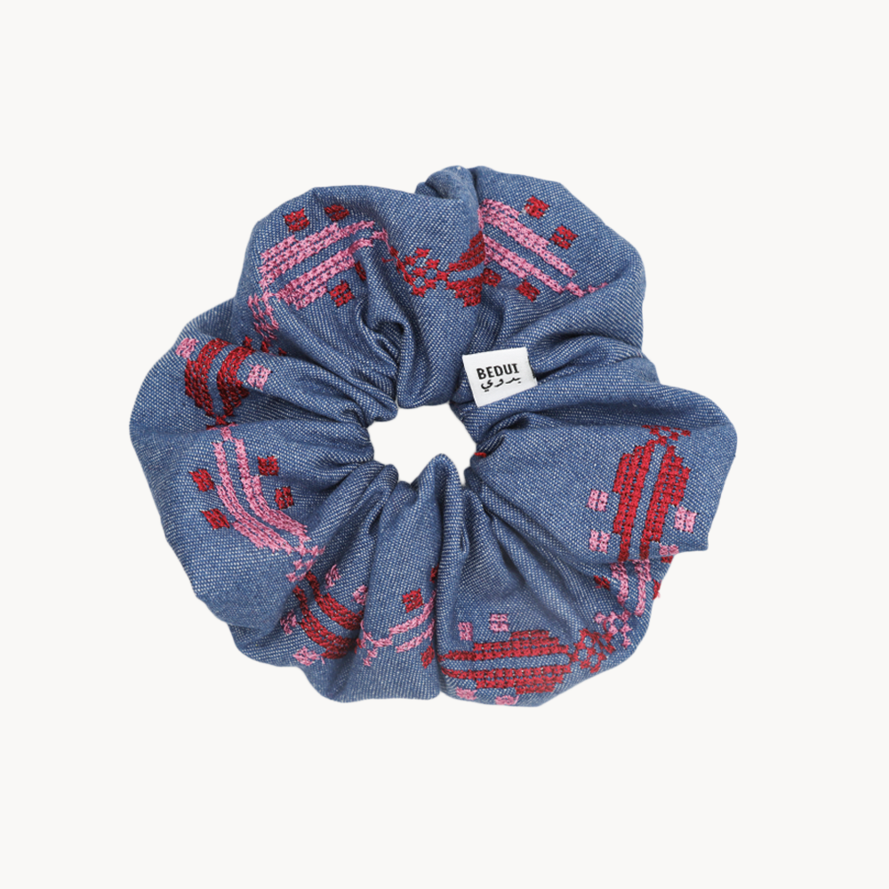 Saru Motif Scrunchie