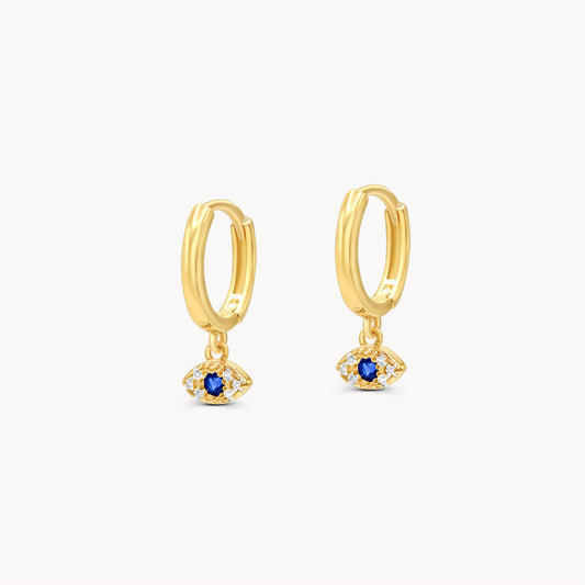 Strassed Nazar Earrings