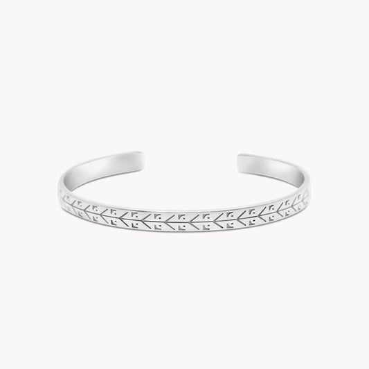 Silver Tatreez Bangle