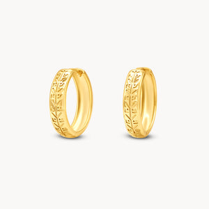 Tatreez Hoop Earrings