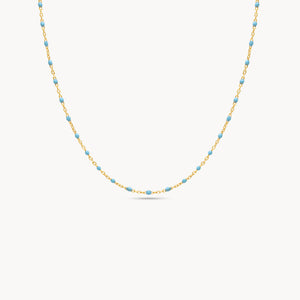 Enamel Beaded Necklace