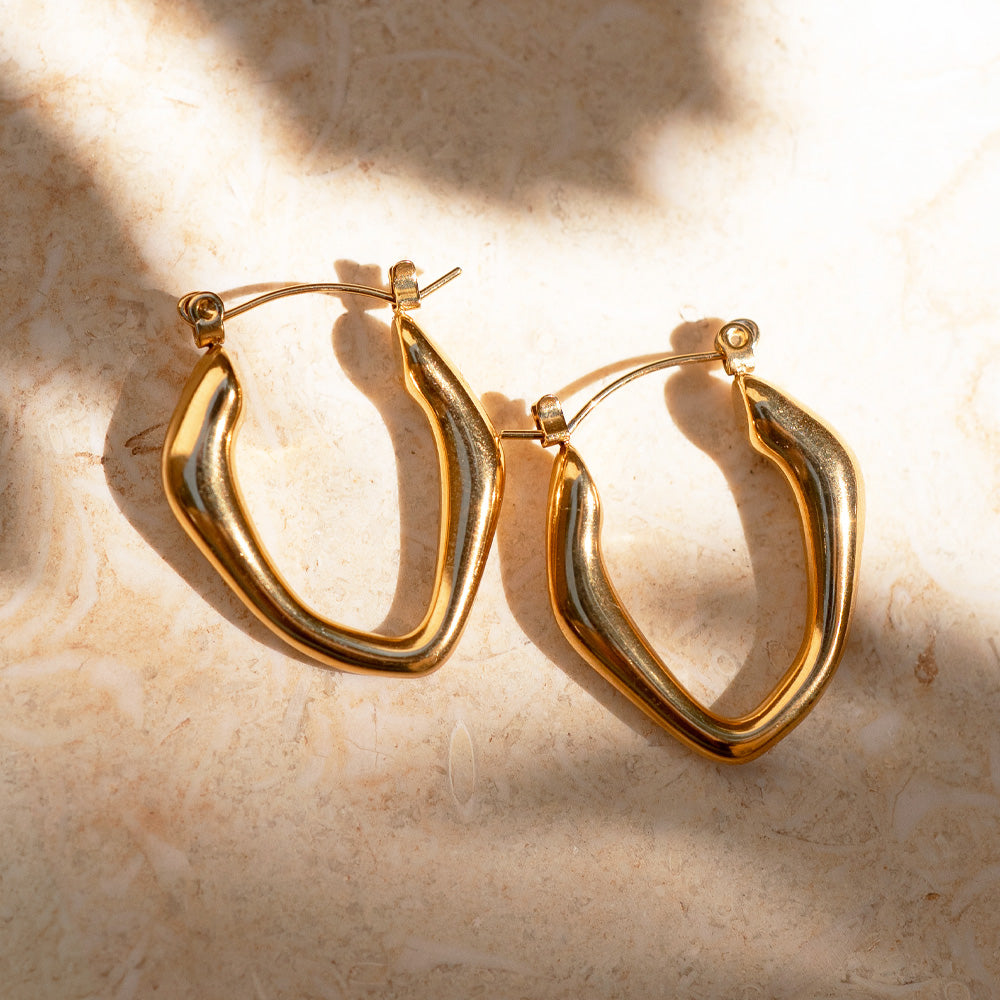 Wind-Carved Earrings