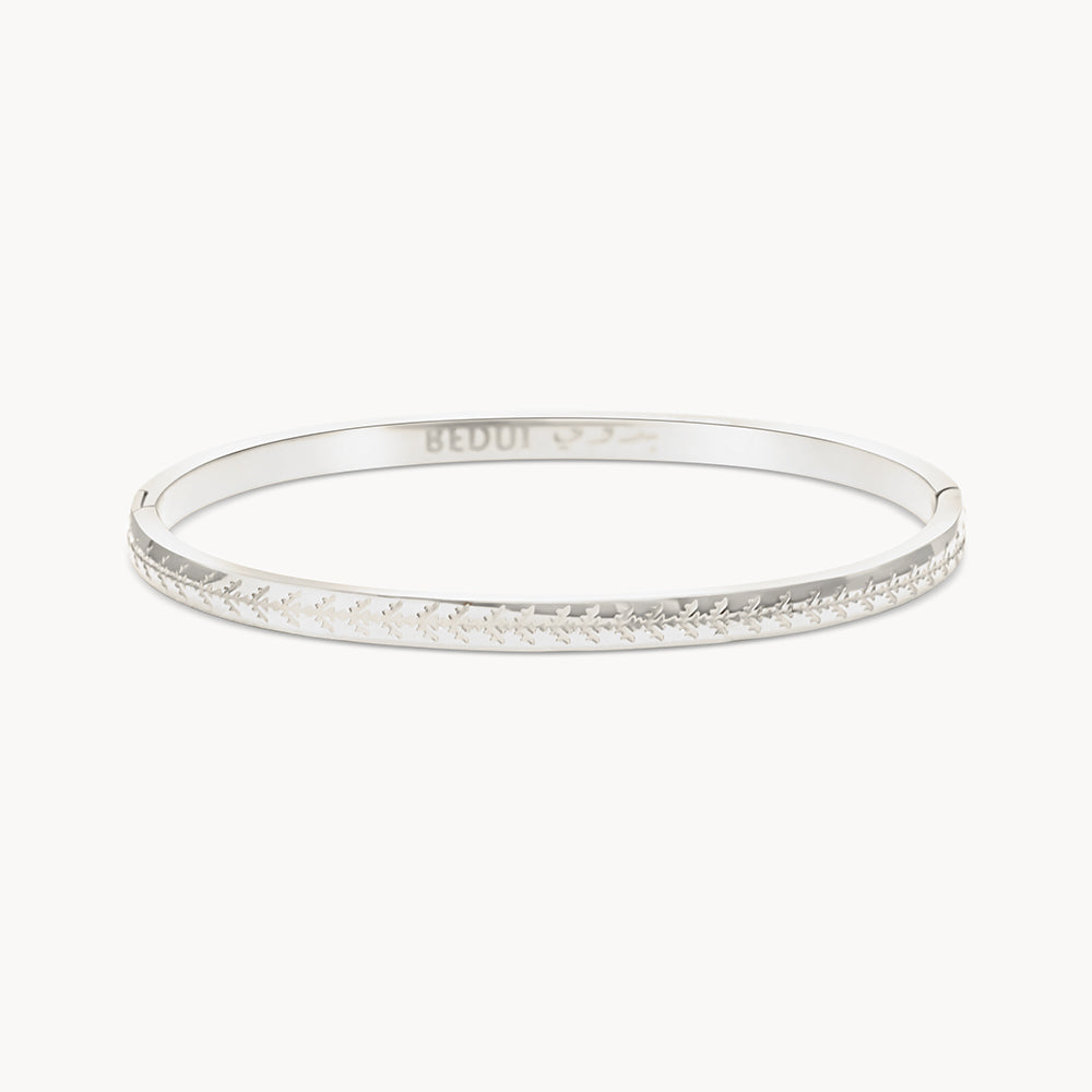 Floral Embroidery Bangle
