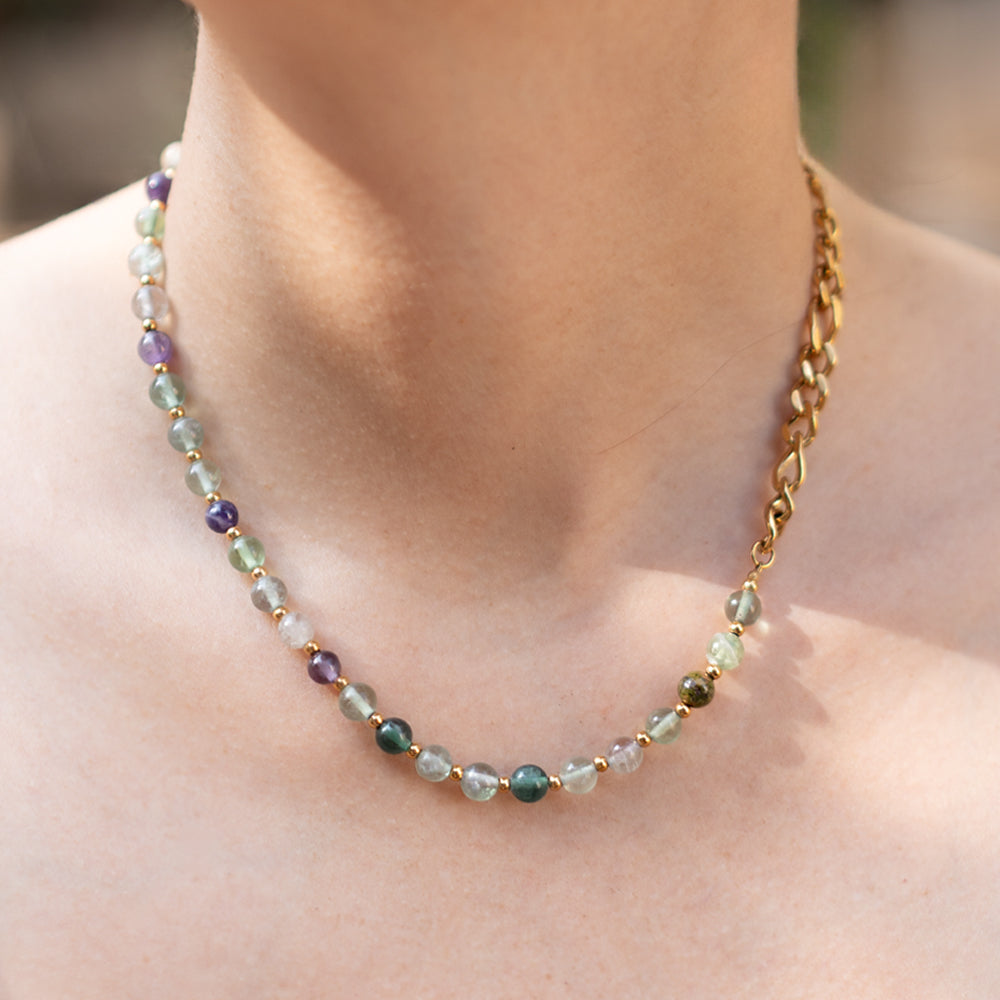 Fluorite Beaded Chain