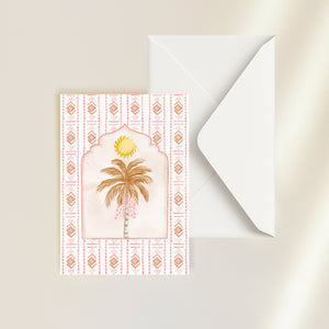 Palm Tree Greeting Card