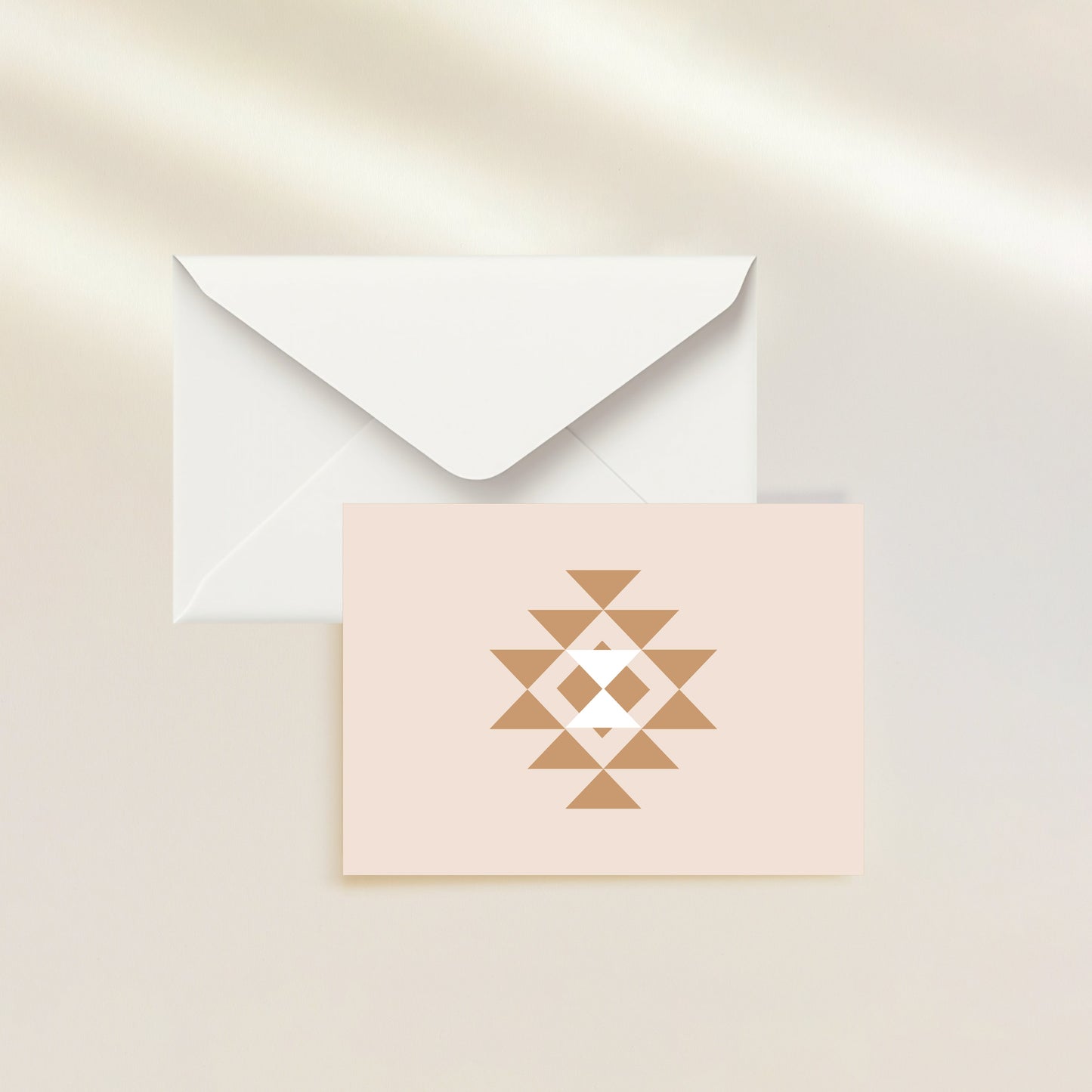 Triangle Motif Greeting Card