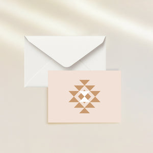 Triangle Motif Greeting Card